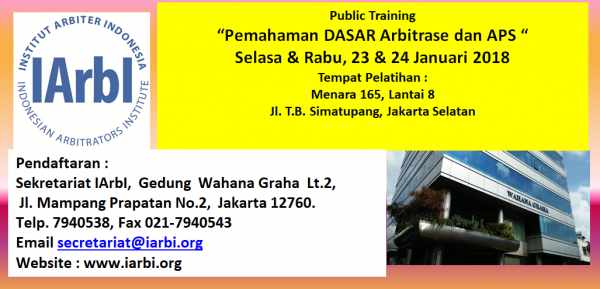 Pemahaman Dasar Arbitrase dan APS